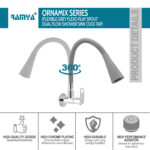 Ornamix Smart Flexible Sink Cock grey - Image 3