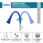 Ornamix Smart Flexible Swan Neck Blue - Image 3