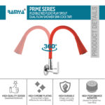 Prime Smart Flexible Sink Cock Red - Image 3