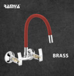 Leaf Flexible Sink Mixer Red - Image 3