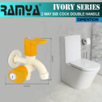 Ivory 2 way Bib Cock - Image 2