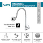 Rambo Flexible Swan Neck Silver - Image 2