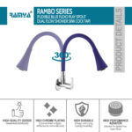 Rambo Smart Flexible Sink Cock Blue - Image 2