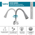 Dove Smart Flexible Sink Cock Grey - Image 3