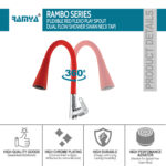 Rambo Smart Flexible Swan Neck Red - Image 2