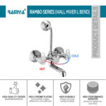 Rambo Wall Mixer With Band - Image 2