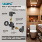 Ocean  Angle Cock 2 way Black - Image 3