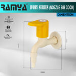 Ivory Nozzle  Bib Cock - Image 2