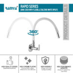 Rapid Flexible Sink Cock White - Image 2