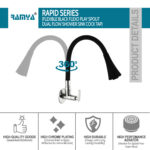 Rapid Smart Flexible Sink Cock Black - Image 2