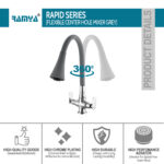Rapid Smart Flexible Center Hole Mixer Grey - Image 2
