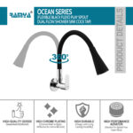 Ocean Smart Flexible Sink Cock Black - Image 3
