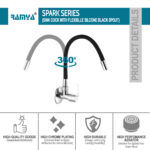 Spark Flexible Sink Cock Black - Image 2