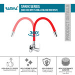 Spark Flexible Sink Cock Red - Image 2