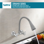 Ornamix Smart Flexible Sink mixer Grey - Image 4