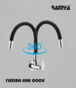 Pacific Flexible Sink Cock Black - Image 4