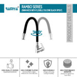 Rambo Flexible Swan Neck Black - Image 2