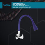 Rambo Smart Flexible Sink Cock Blue - Image 4