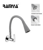 Leaf Smart Flexible Sink Cock Grey - Image 4