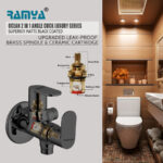 Ocean  Angle Cock 2 way Black - Image 4