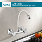 Dove Flexible Sink Mixer White - Image 4