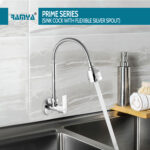 Prime Flexible Sink Cock Silver - Image 4