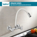 Ornamix Flexible Sink mixer White - Image 4