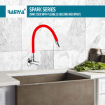 Spark Flexible Sink Cock Red - Image 4