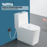 Ocean  Bib Cock 2 way Black - Image 5