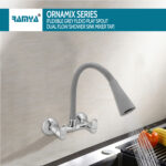 Ornamix Smart Flexible Sink mixer Grey - Image 5