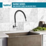 Rambo Flexible Sink Cock Grey - Image 5
