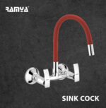 Leaf Flexible Sink Mixer Red - Image 5