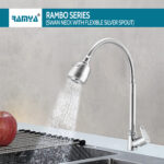 Rambo Flexible Swan Neck Silver - Image 5