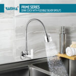 Prime Flexible Sink Cock Silver - Image 5