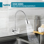 Spark Flexible Sink Cock Silver - Image 4