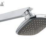 Ramya Galaxy Shower 4inch With 9inch Square Arm Chrome Finished Item Shower Head