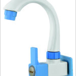Ramya Ludo Sink Cock PTMT Faucet/Tap with Swivel Spout Sink Tap Faucet (Wall Mount Installation Type)