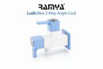 Ludo Blue 2 way Angle Cock