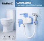 Ludo Blue 2 way Angle Cock - Image 4