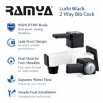 Ludo Black 2 way Bib Cock - Image 2