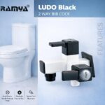 Ludo Black 2 way Bib Cock - Image 5