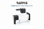 Ludo Black 2 way Angle Cock - Image 2