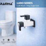 Ludo Black 2 way Angle Cock - Image 6