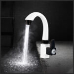 Ramya Ludo PTMT Swan Neck Tap With Foam Flow Swan Neck  Faucet (Deck Mount Installation Type)