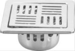 Ramya Floor Stainless Steel Push Down Strainer