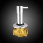 Ramya DOVE Concealed Tap 20mm Brass For Bathroom and Kitchen Chrome Finish Stop Valve Faucet - Image 2