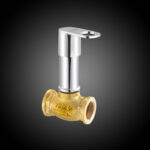Ramya ORNAMIX  Concealed Tap 20mm Brass For Bathroom and Kitchen Chrome Finish Stop Valve Faucet - Image 2