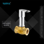 Ramya ORNAMIX  Concealed Tap 20mm Brass For Bathroom and Kitchen Chrome Finish Stop Valve Faucet - Image 3