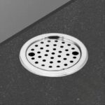 Ramya Floor Stainless Steel Push Down Strainer