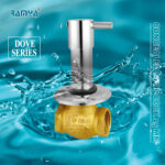 Ramya Dove Concealed Tap 15mm Brass For Bathroom Tap Concealed Stop Valve Faucet - Image 2